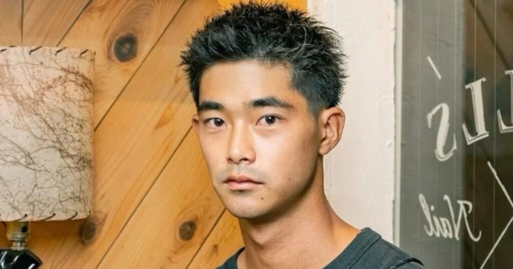 Spiky Blowout Taper Haircut