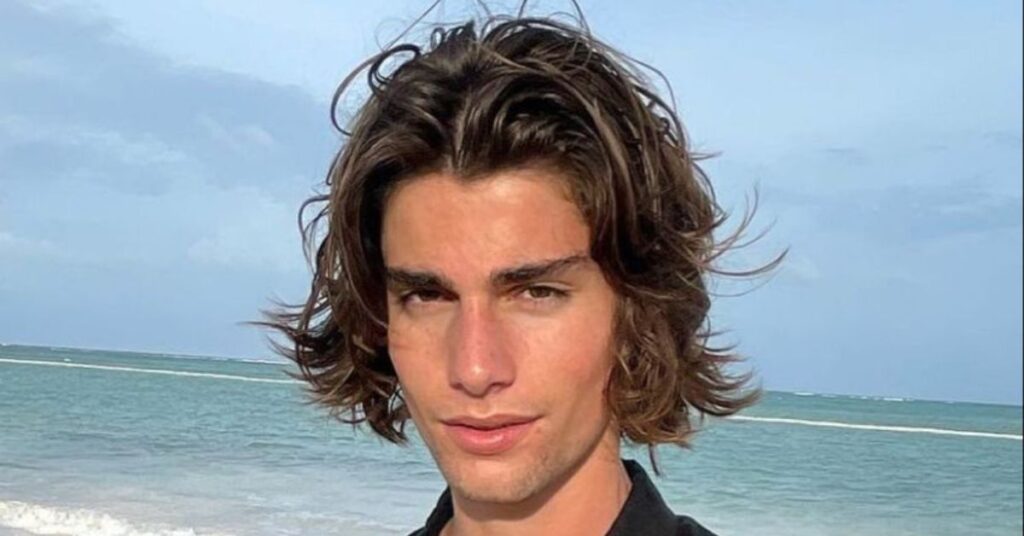 Surfer Hair with Curtain Bangs