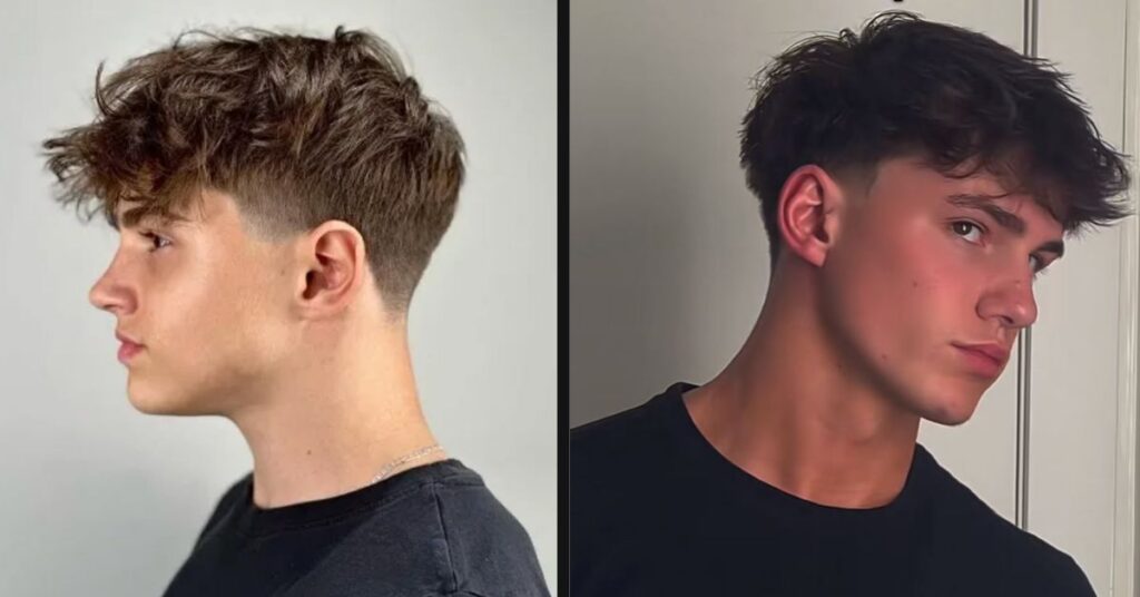 Teenage Taper Fade with Textured Top