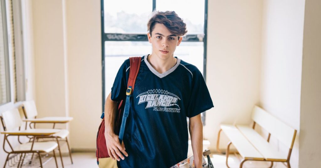 Textured Ivy League for teenage guys