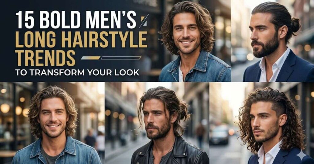 15 Bold Men’s Long Hairstyle Trends to Transform Your Look