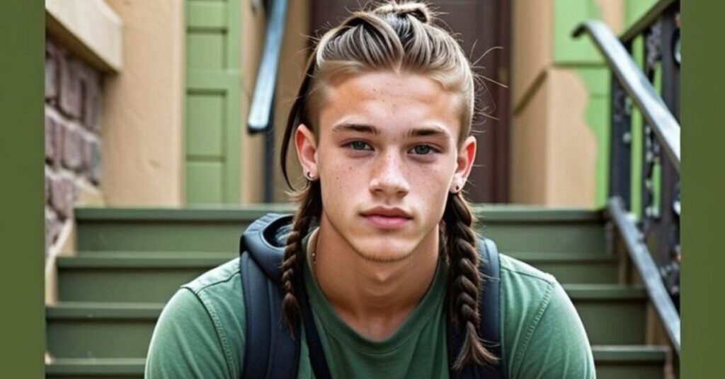 Braided Man Bun