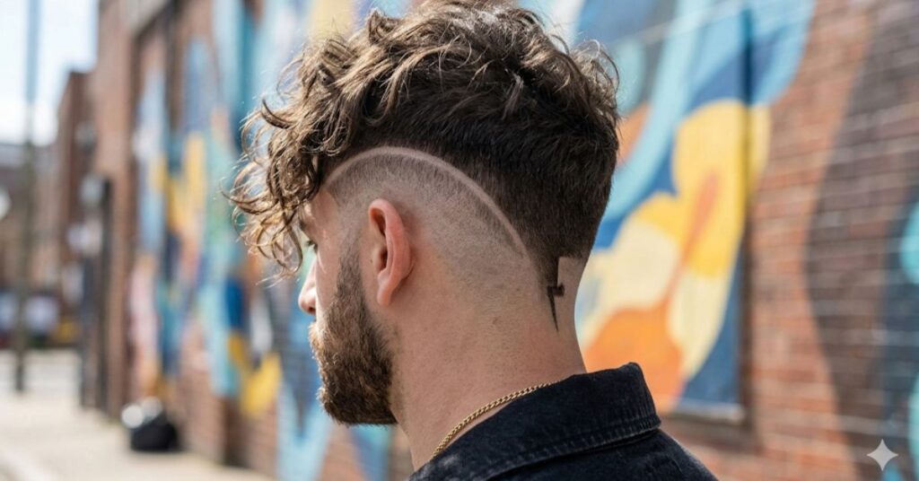 Burst Fade hairstyle 