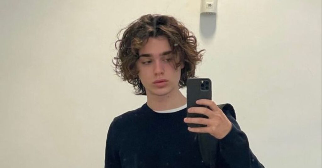 Long Curly Hair Men