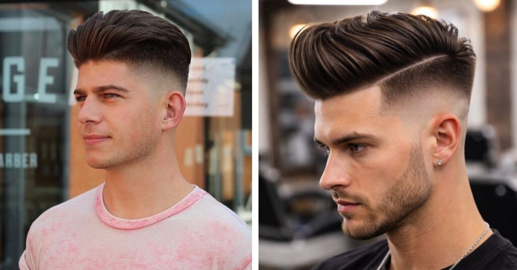 Modern Pompadour Hairstyle Men