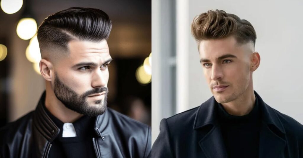 High Fade Modern Pompadour