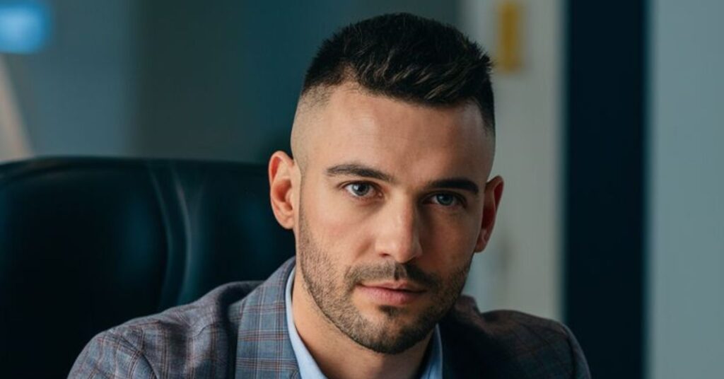 Men’s Hairstyle Round Face 