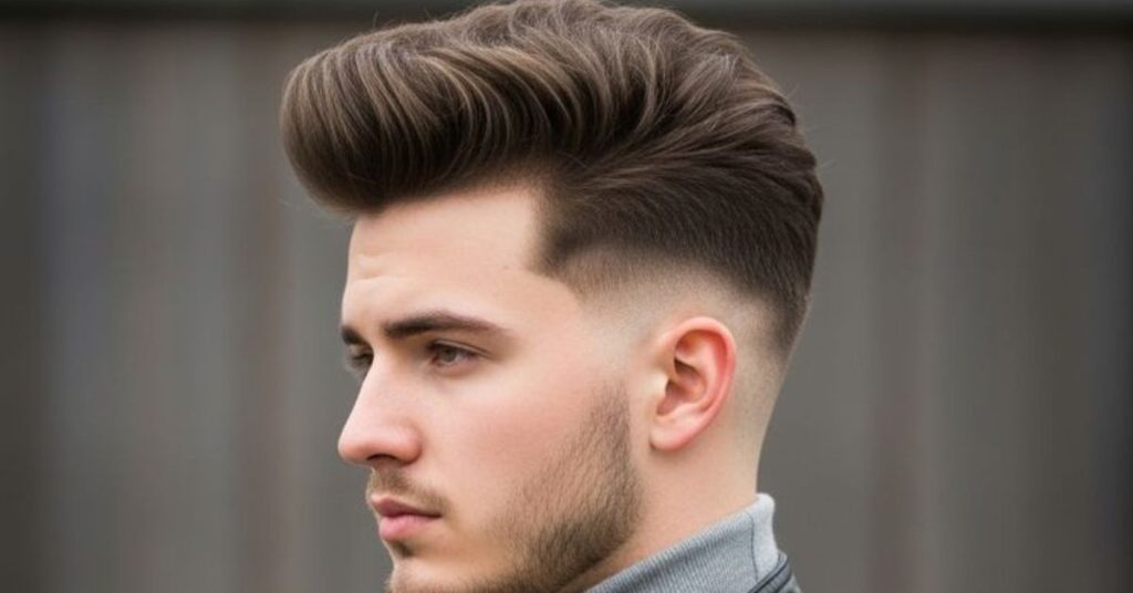 Modern Pompadour Hairstyle Men