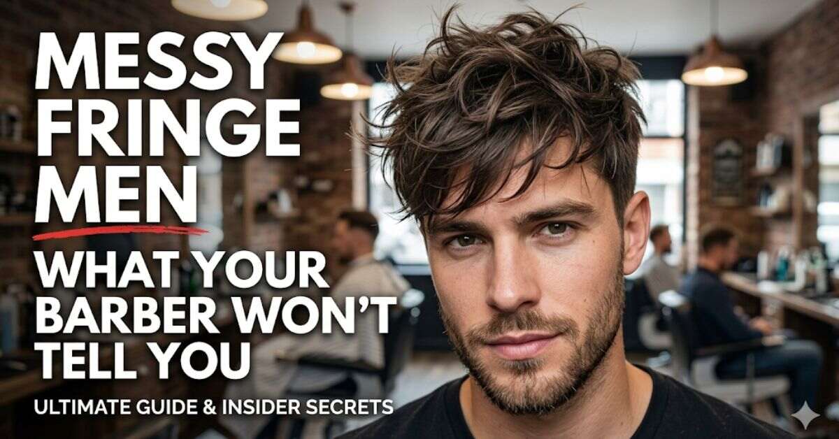 Messy Fringe Men What Your Barber Won't Tell You
