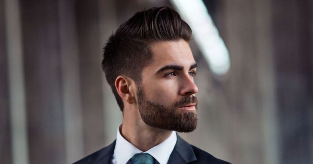 Modern Pompadour Hairstyle Men