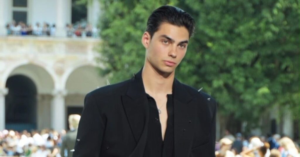 Slicked Back Long Hair