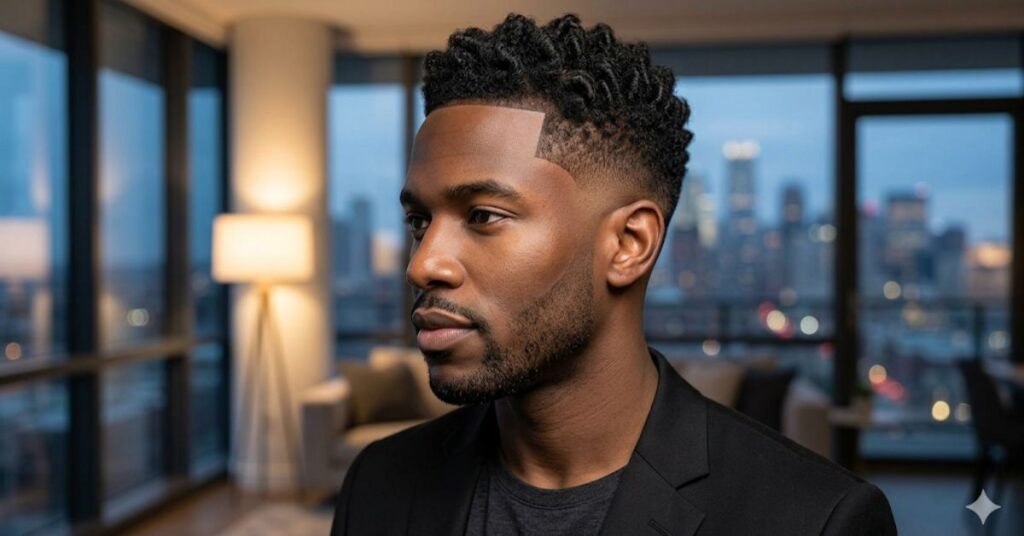 Temple Fade haircut 