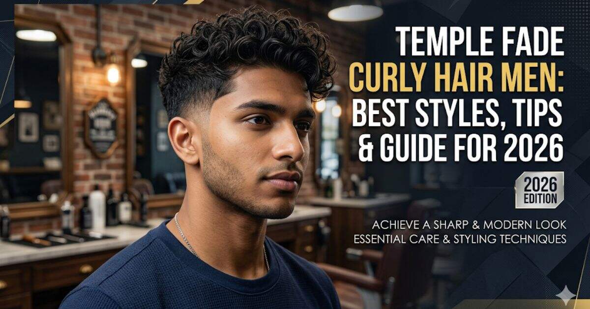 Temple Fade Curly Hair Men Best Styles, Tips & Guide for 2026