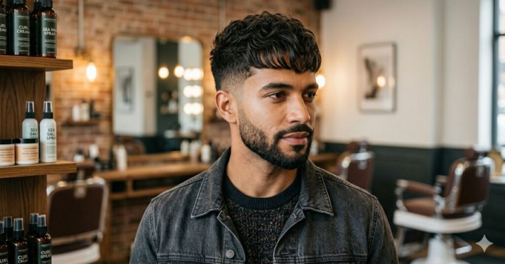 Textured Crop with Fringe