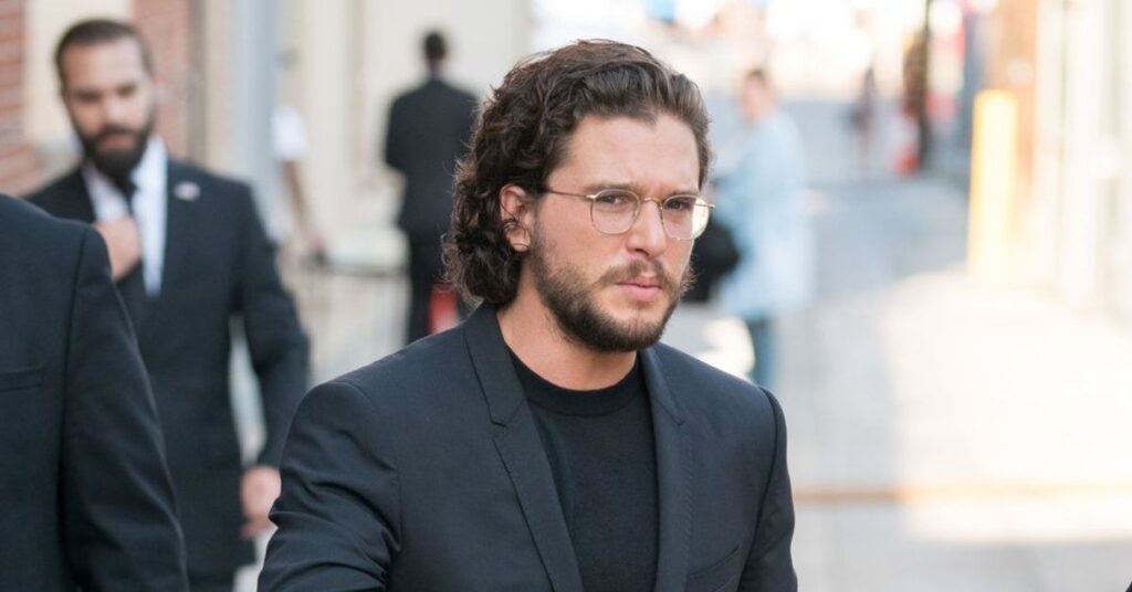 Kit Harington Curly Long Hairstyle