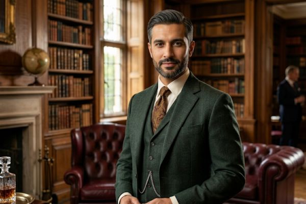  groom hairstyle with beard