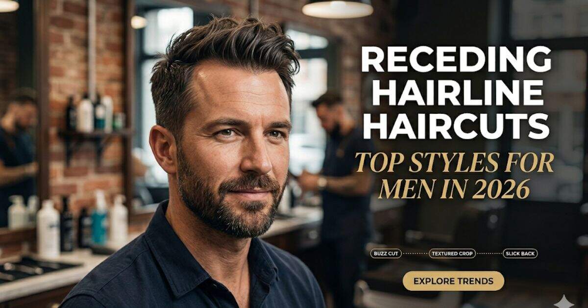Receding Hairline Haircuts Top Styles for Men in 2026