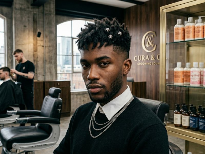 The Afro Textured Messy Edgar