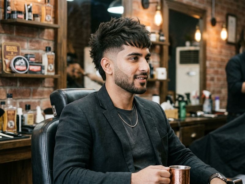 The Messy Edgar Faux Hawk