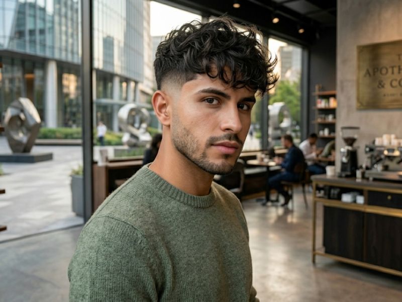 The Messy Edgar with Low Taper Fade